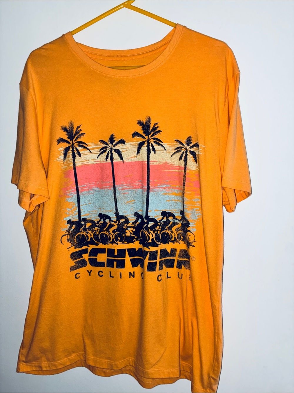 Goodfellow & Co. Orange “Schwinn Cycling Club” Short Sleeve Tee - Men’s XL